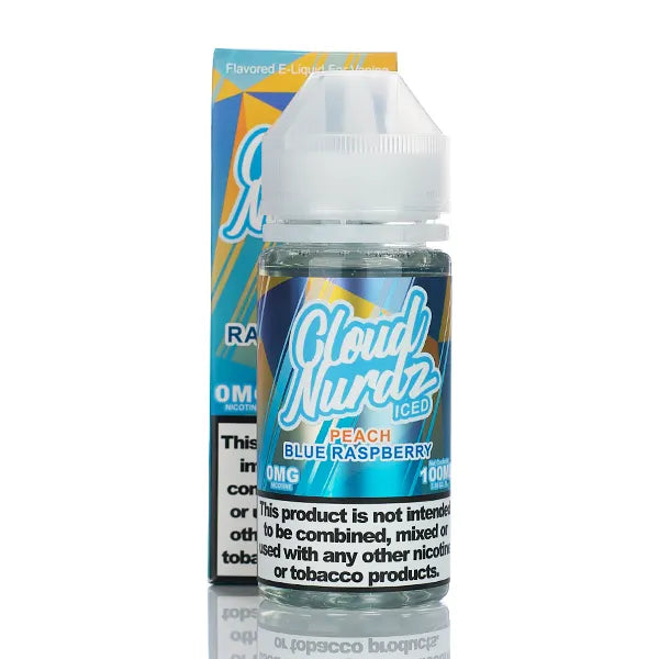 Cloud Nurdz ICED E-Liquid - No Nicotine Vape Juice - 100ml - Black Coral